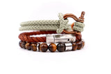 Twisted Leather Bracelet - Cx Handmade