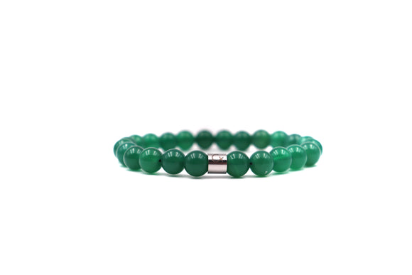 Green Stone Bead - Cx Handmade