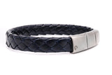 Simple Large Leather Navy