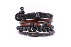 Pack Black - 4 Bracelets